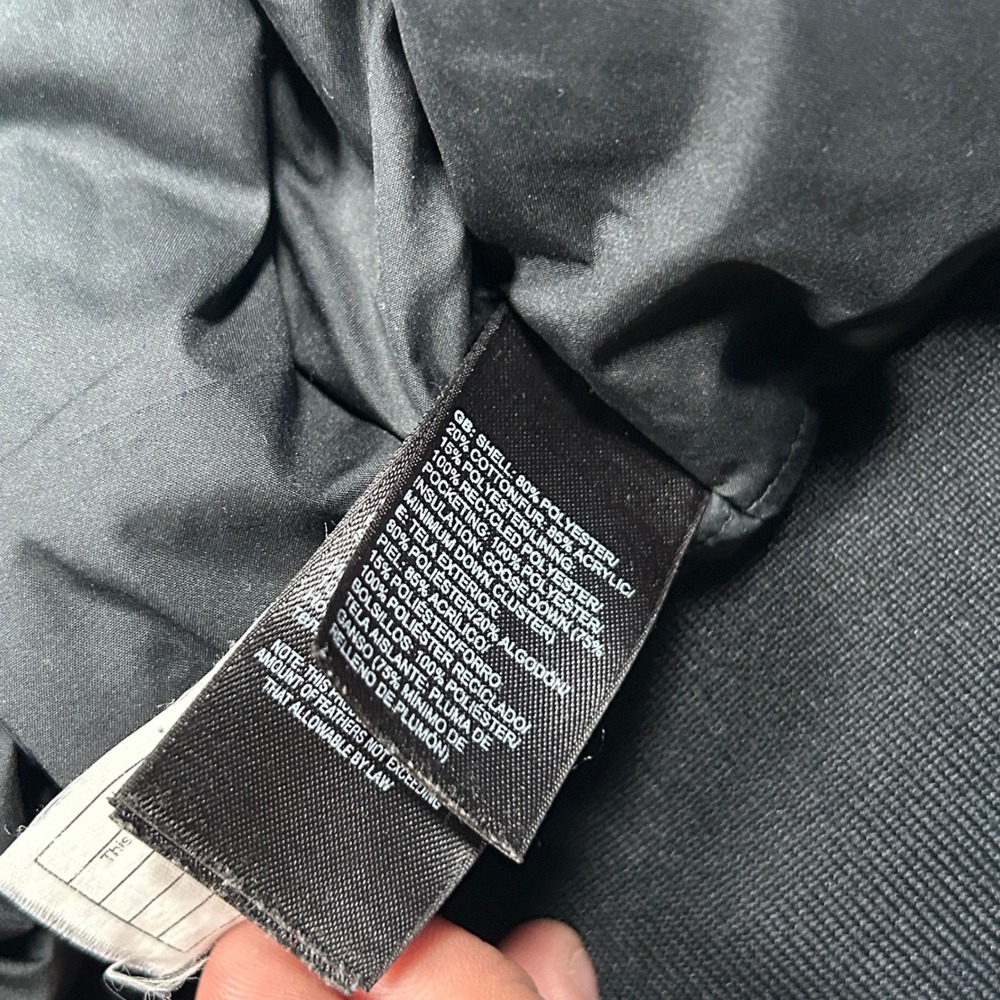 The North Face‎ jacket Womens Small Red hooded fur Down Insulated puffer quilt - Picture 15 of 16